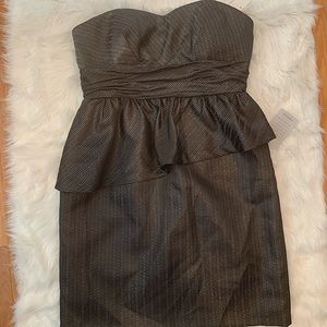 Cocktail Dress w/ sweet heart top and peplum